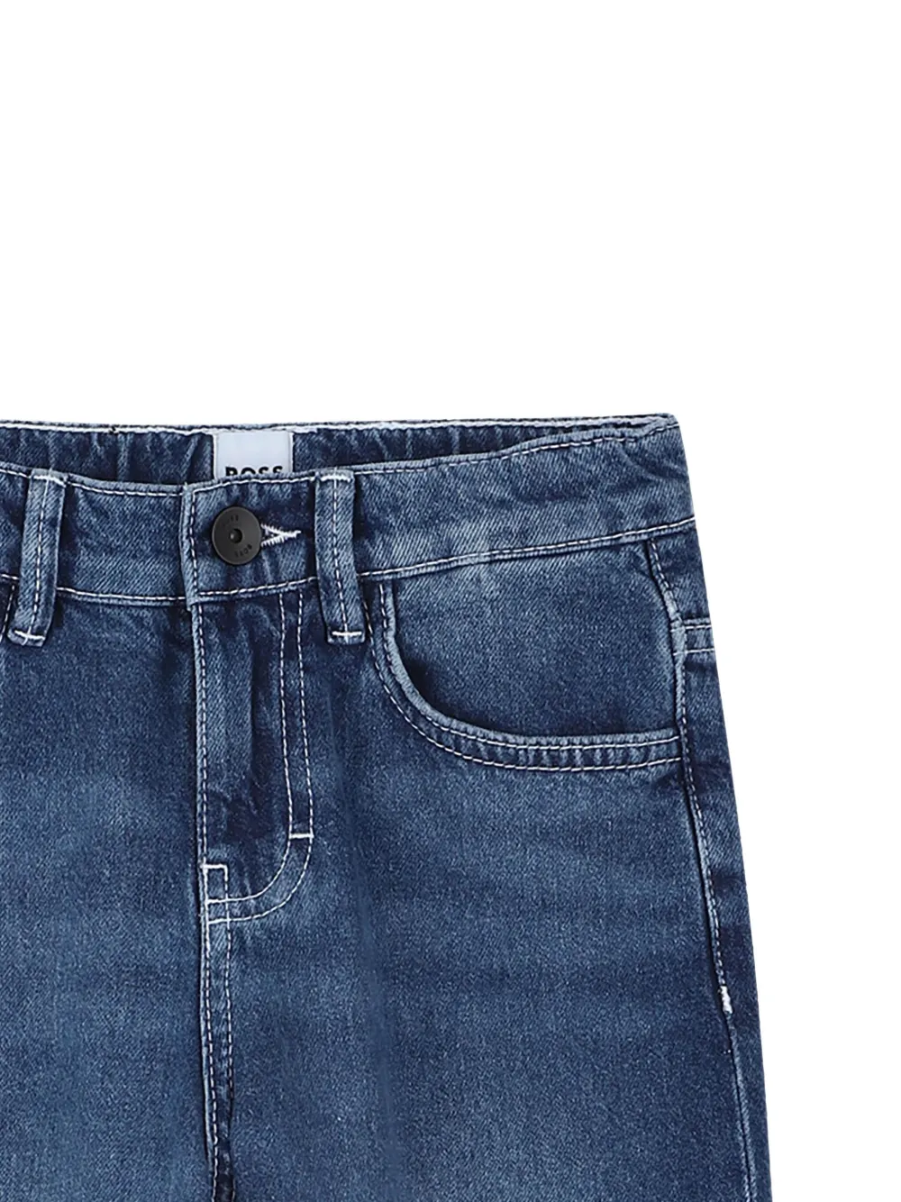 BOSS Kidswear Straight jeans Blauw