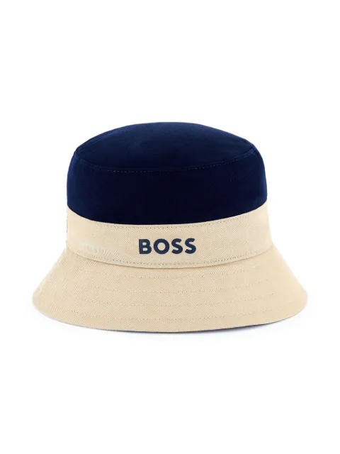 BOSS Kidswear Chapéu bucket com cordão de ajuste