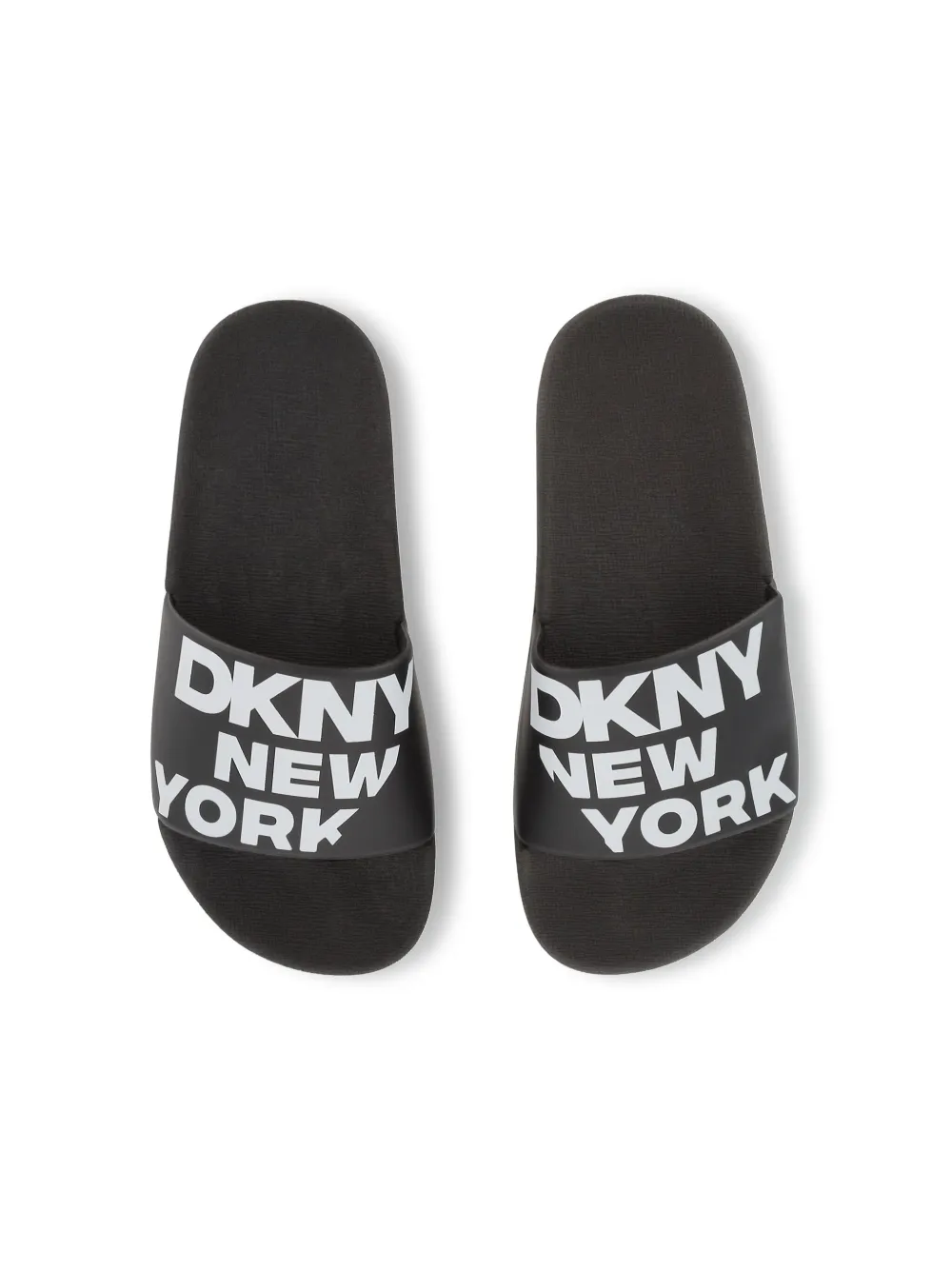 Dkny Kids logo-print sandals Black