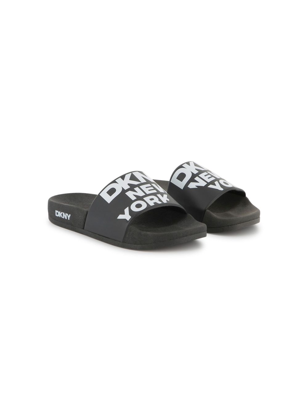 Dkny Kids logo-print sandals - Black