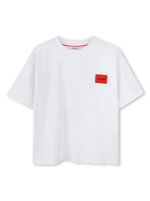 HUGO KIDS logo patch t-shirt 