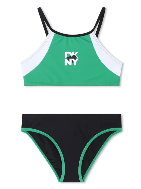 Dkny Kids bikini con logo estampado