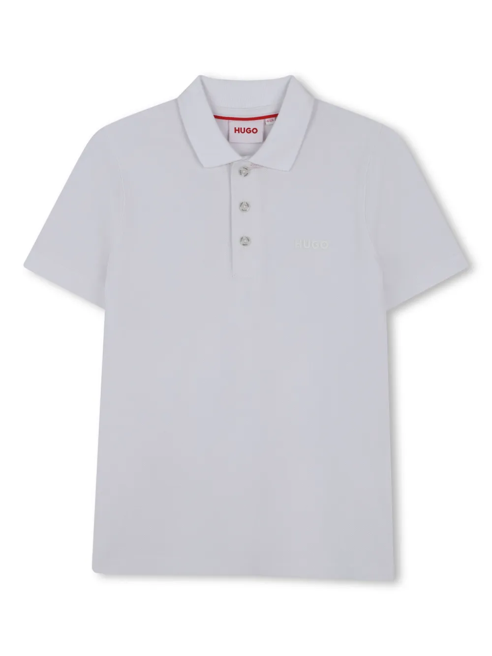 HUGO KIDS Poloshirt met logoprint Wit