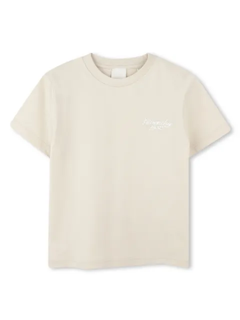 Givenchy Kids logo-embroidered T-shirt