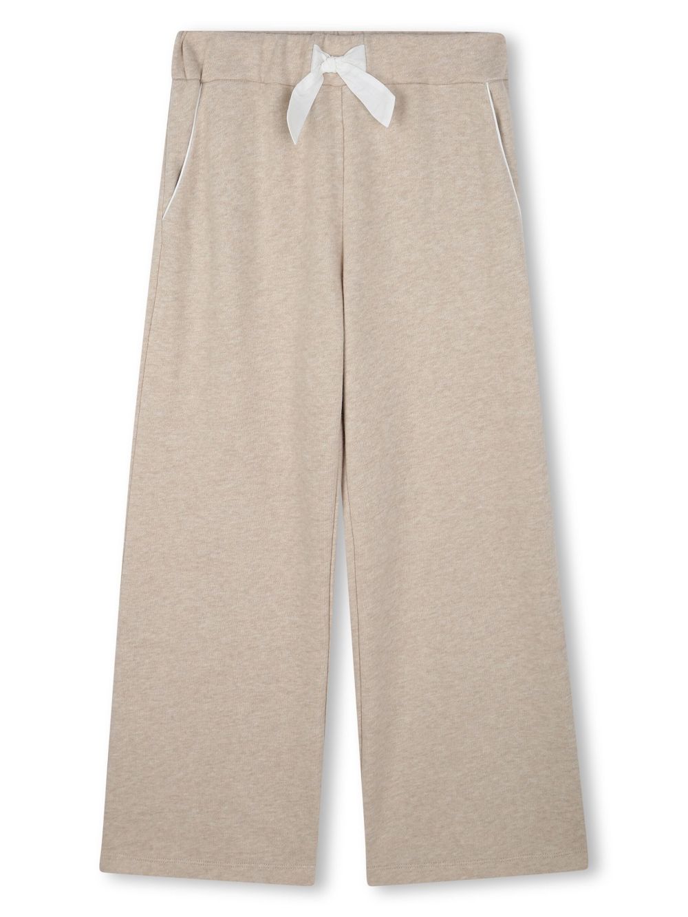 Chloé Kids logo-embroidered track pants - Neutrals