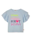 Billieblush sequin-embellished T-shirt - Blue