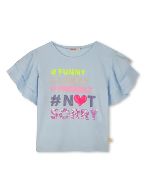 Billieblush t-shirt à sequins