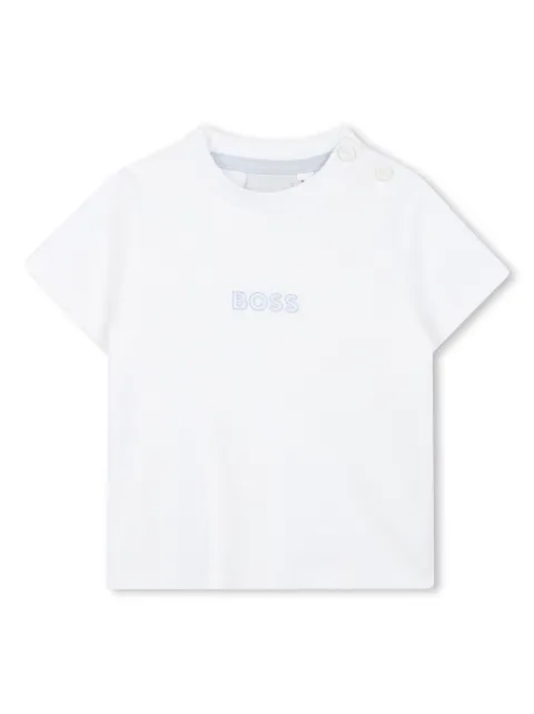 BOSS Kidswear logo-print T-shirt and shorts set