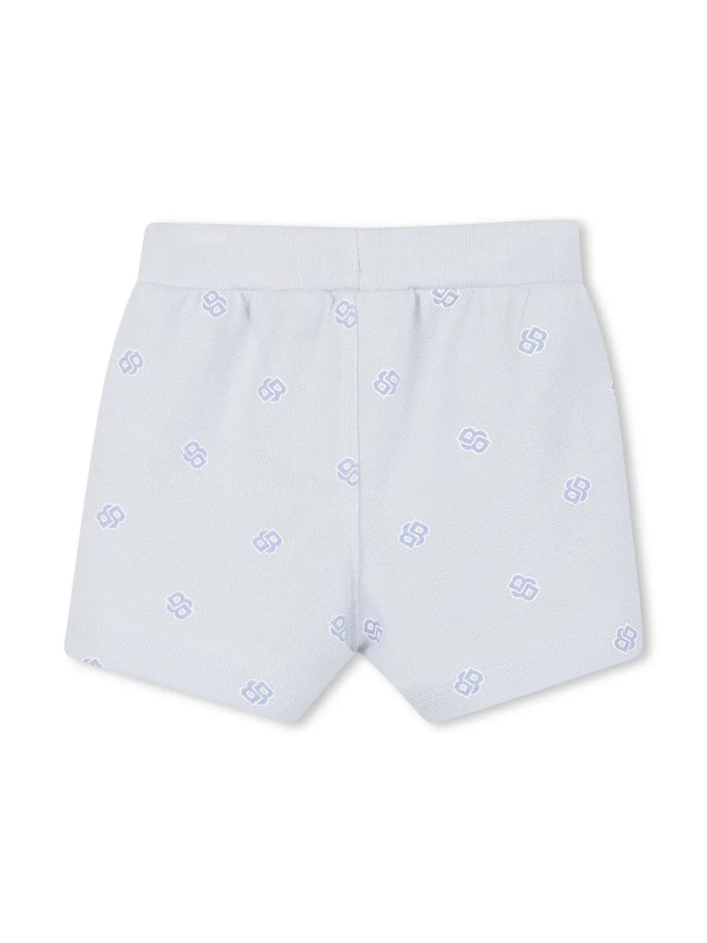 BOSS Kidswear T-shirt en shorts met logoprint Wit
