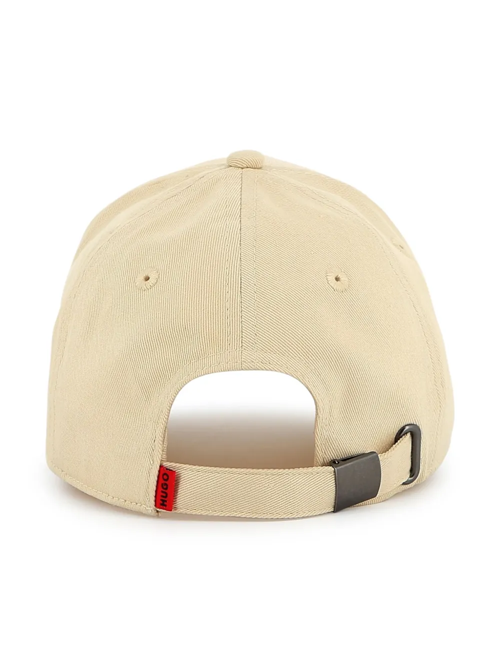 Hugo Boss Kids Rubber Badge Logo Cap In Neutral