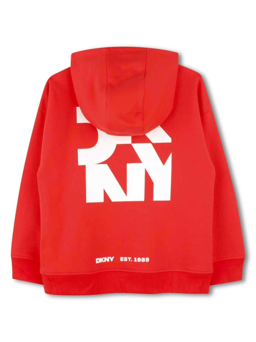 Dkny Kids logo-print cardigan - Red