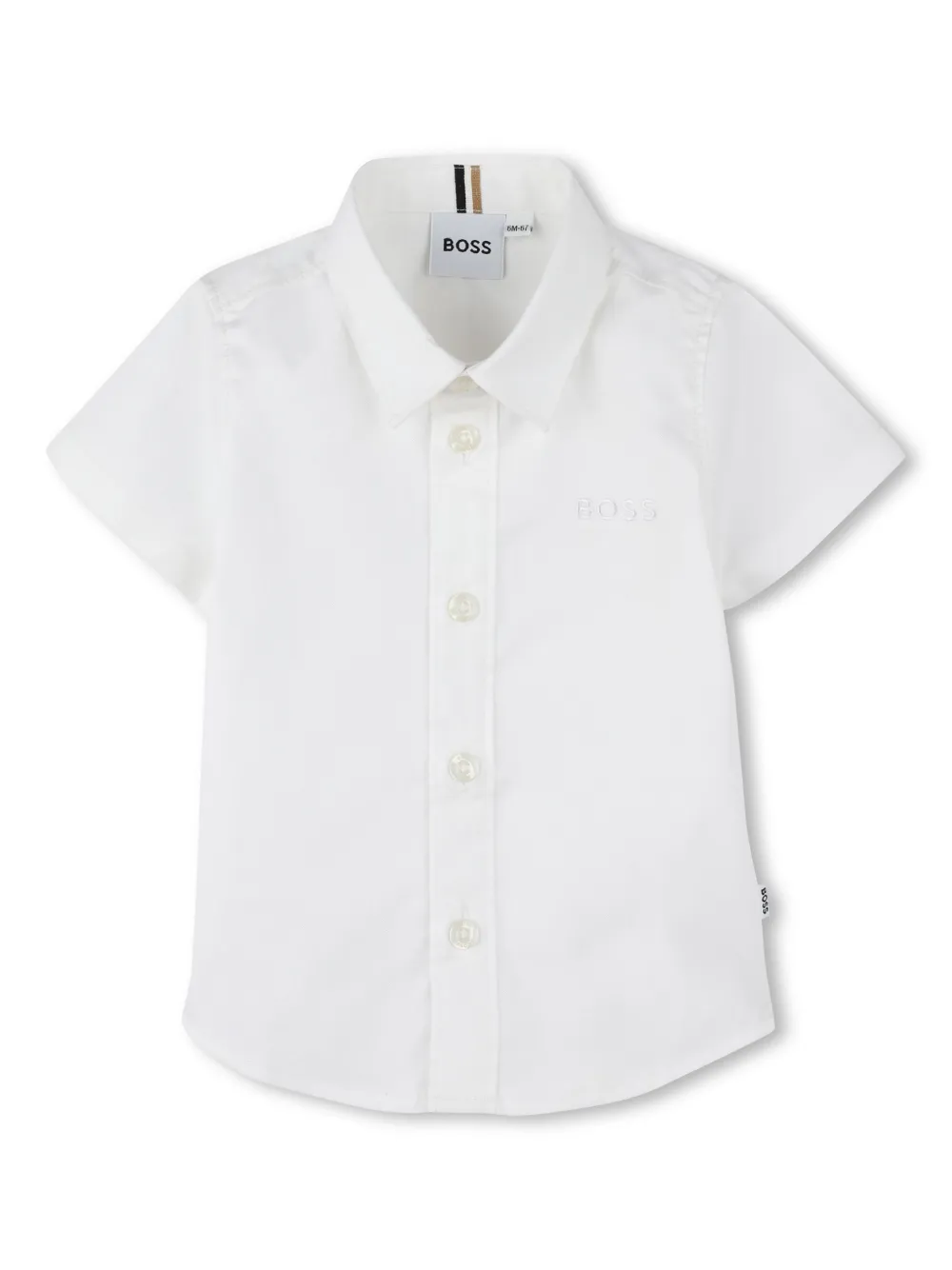 Image 1 of BOSS Kidswear Camisa com logo bordado