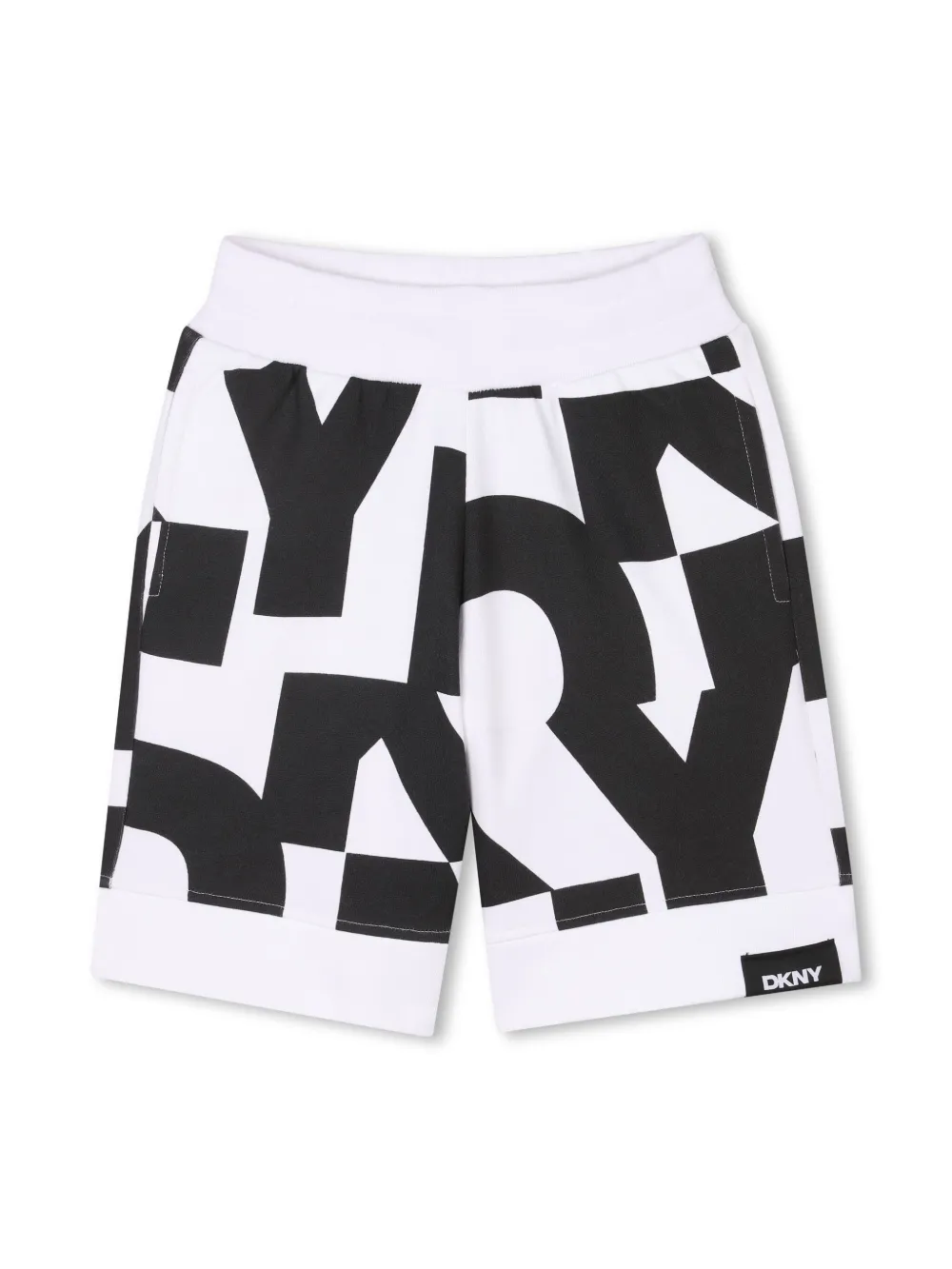 Dkny Kids Shorts met logoprint Wit