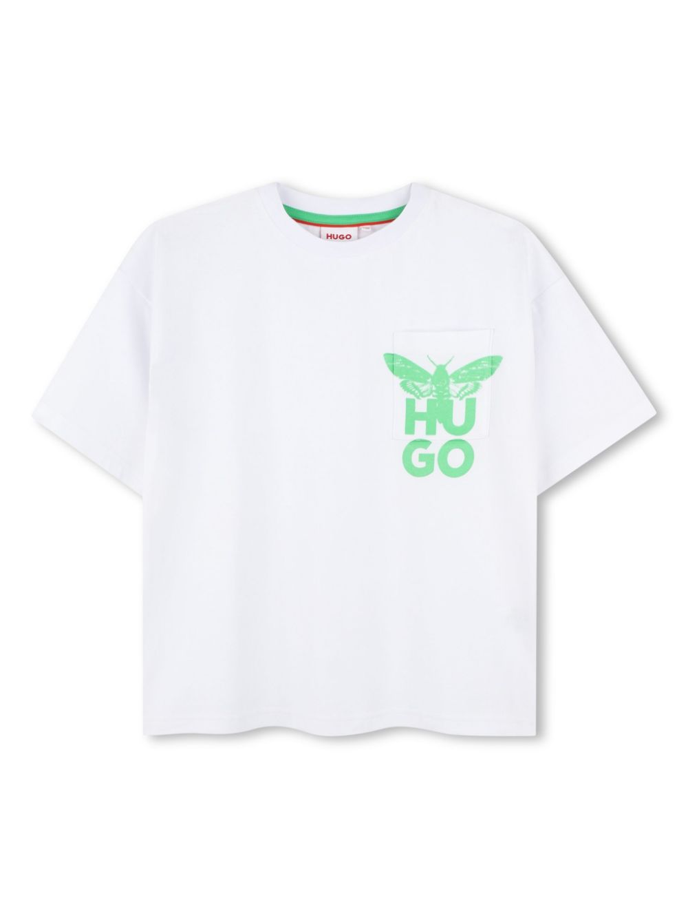 HUGO KIDS logo-print T-shirt - White