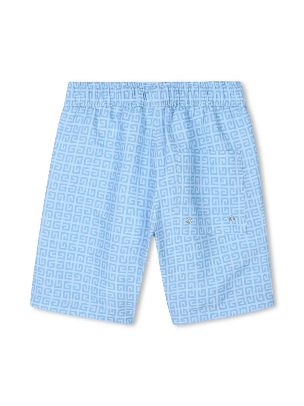 Givenchy Jacquard Swim Shorts In Blue