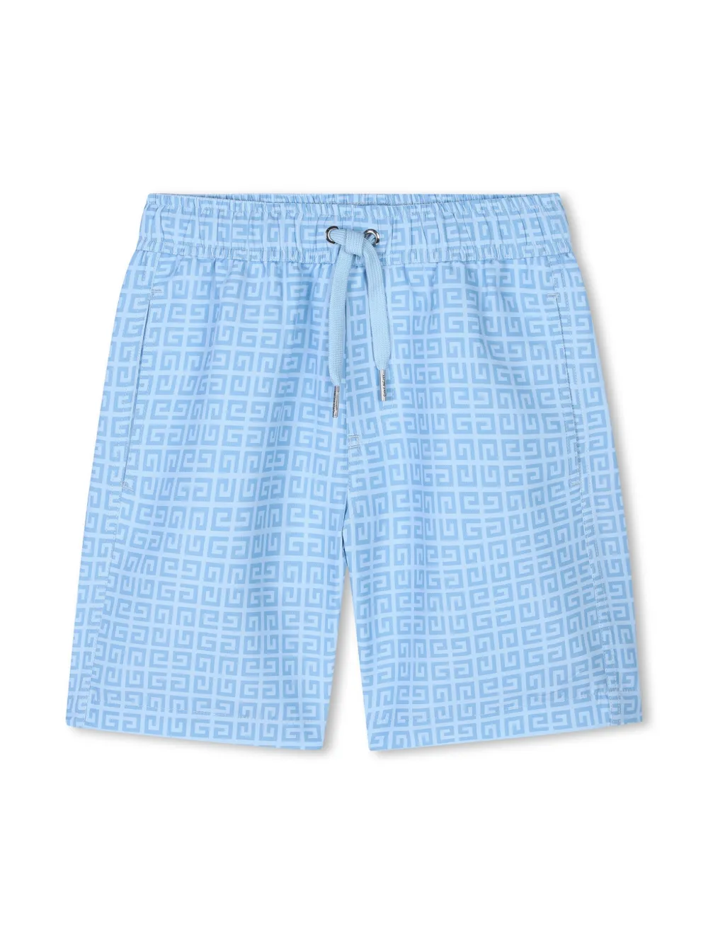 Givenchy Jacquard Swim Shorts In Blue