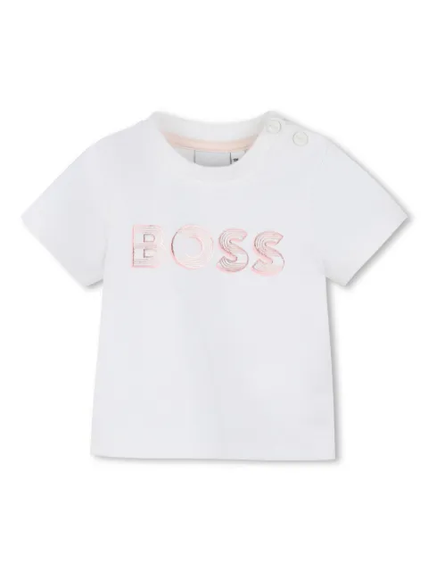 BOSS Kidswear playera con logo estampado