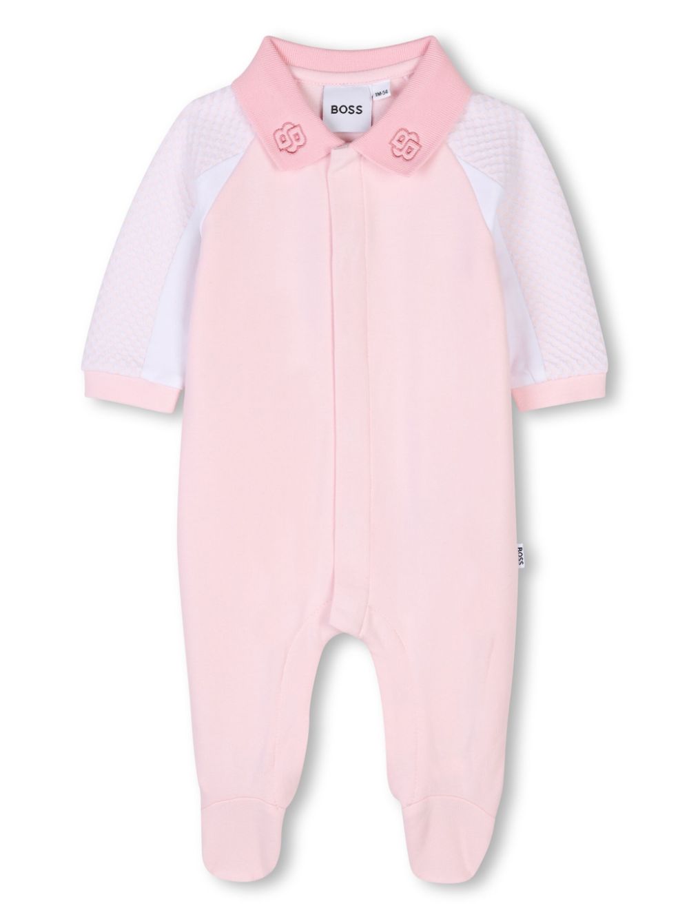 BOSS Kidswear embroidered-logo pajamas - Pink