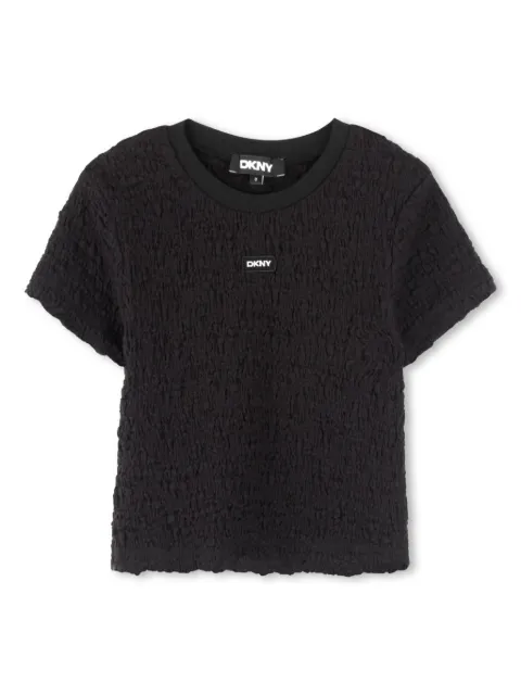 Dkny Kids playera con logo estampado