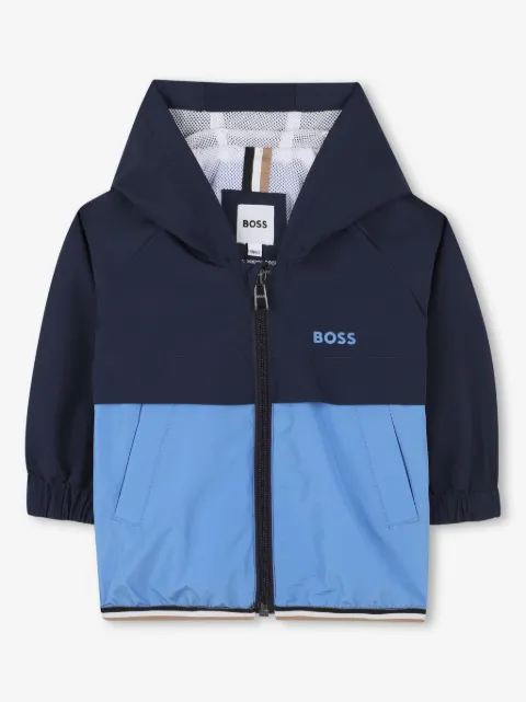 BOSS Kidswear colourblock windbreaker 