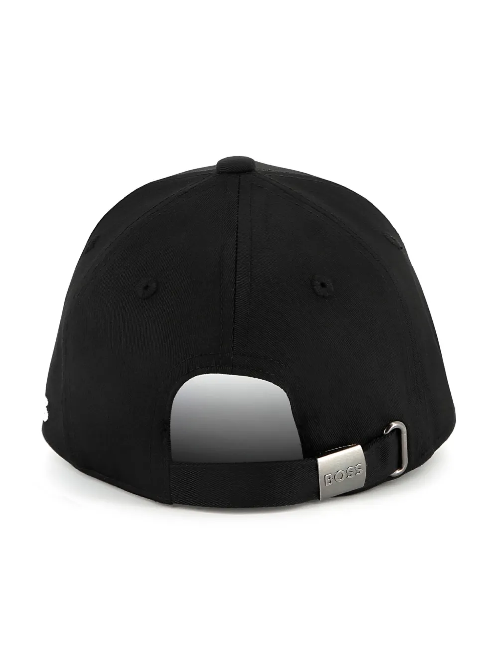 BOSS Kidswear Honkbalpet met geborduurd logo Zwart