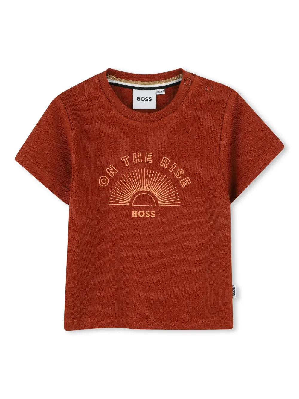 BOSS Kidswear T-shirt con stampa - Marrone
