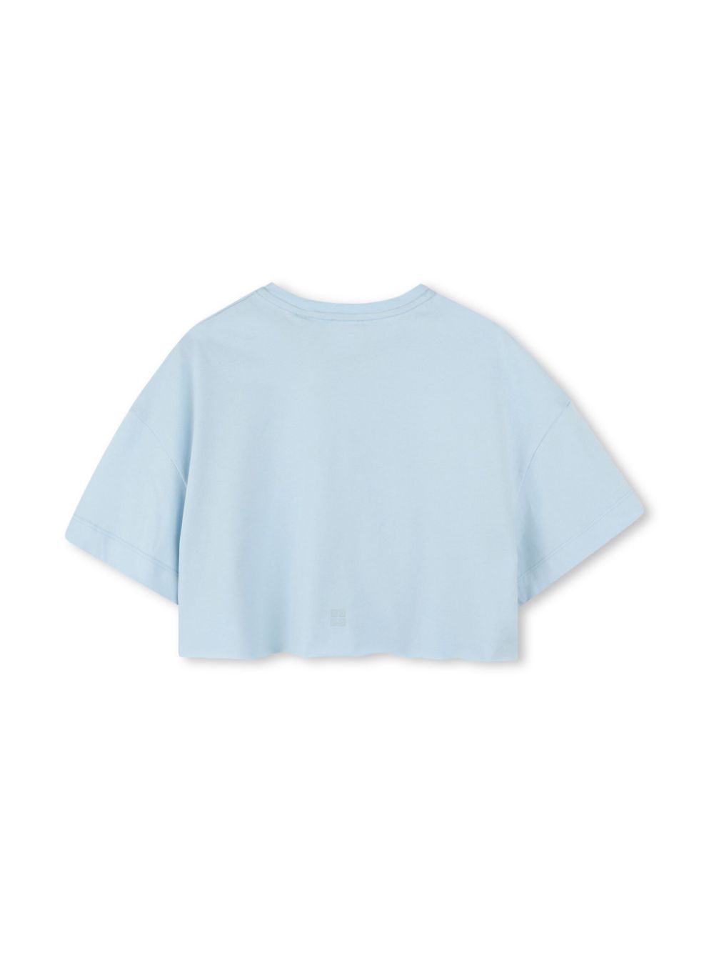 Givenchy Kids Katoenen T-shirt met logoprint - Blauw