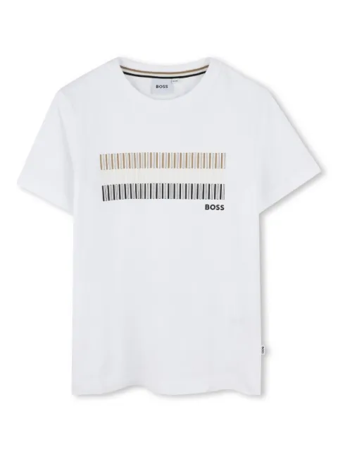 BOSS Kidswear logo-print cotton T-shirt
