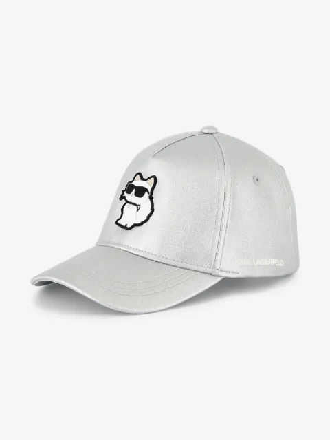 Karl Lagerfeld Kids logo-print cotton cap