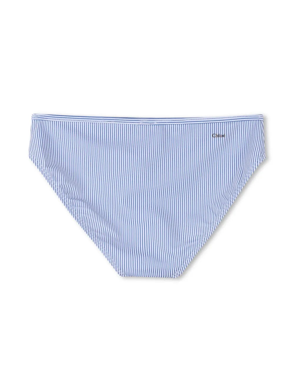 Chloé Kids Gestreepte bikinislip Blauw