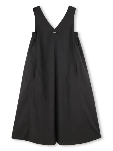 Dkny Kids logo-appliqué midi dress