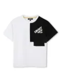 Dkny Kids colour-block T-shirt - White