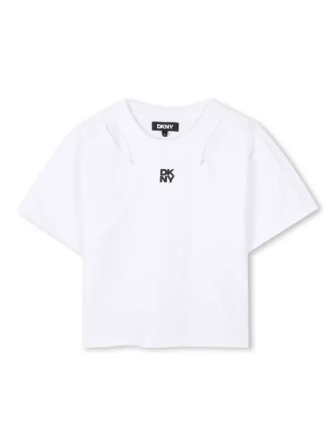 Dkny Kids cut-out T-shirt