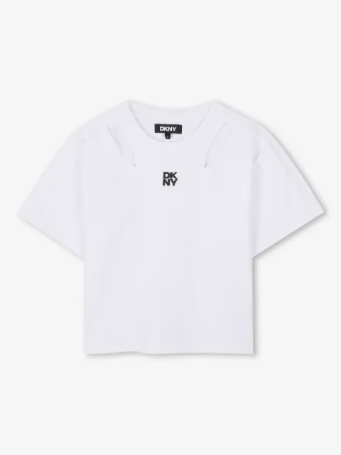 Dkny Kids cut-out T-shirt