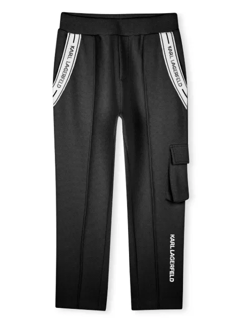 Karl Lagerfeld Kids logo-embroidered track pants