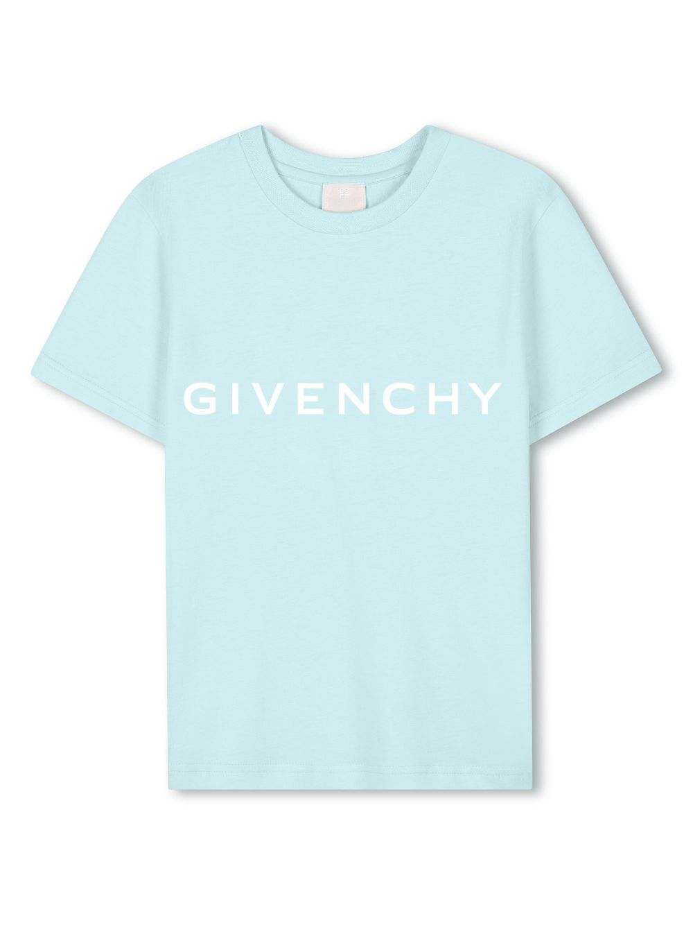 Givenchy Kids logo-print cotton T-shirt - Blue