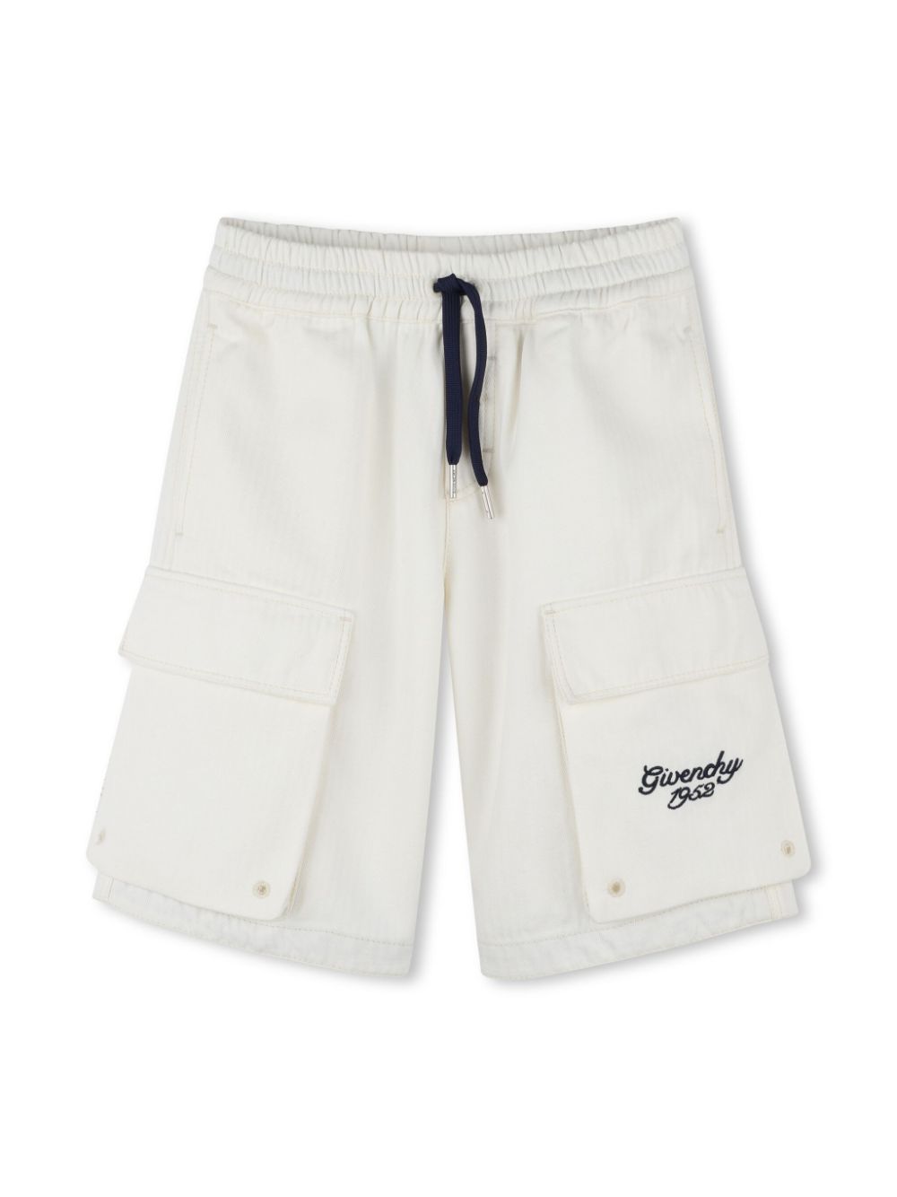 Givenchy Kids Bermuda shorts met trekkoord Beige