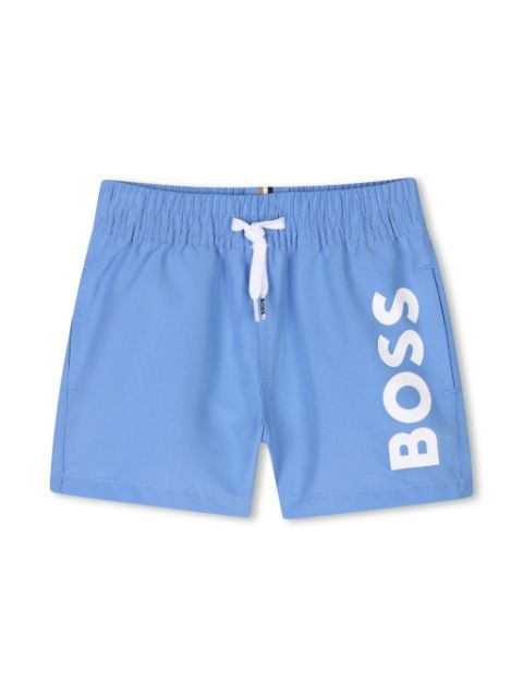 BOSS Kidswear logo swim shorts