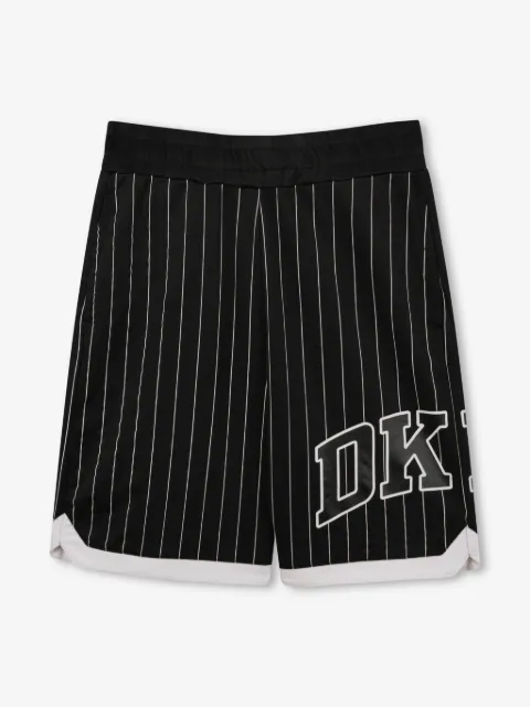 Dkny Kids shorts con estampado de rayas diplomáticas