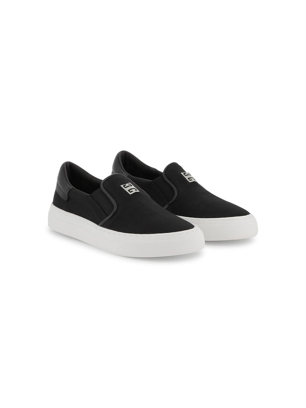 Givenchy Kids 4G suède sneakers Zwart