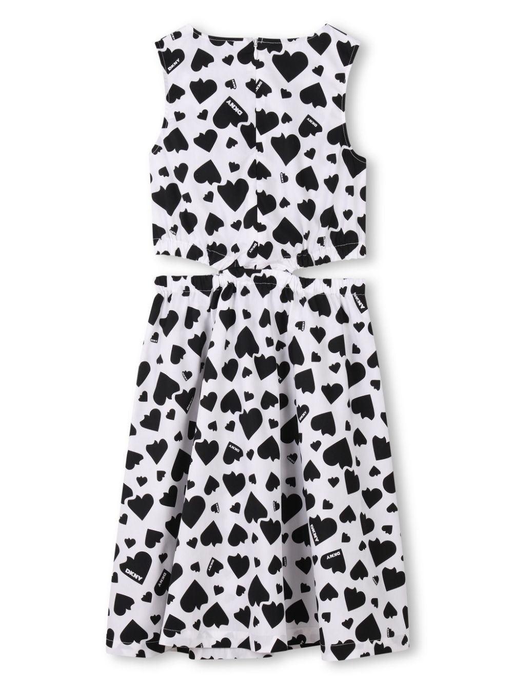 Dkny Kids Heart of NY jurk met print - Wit