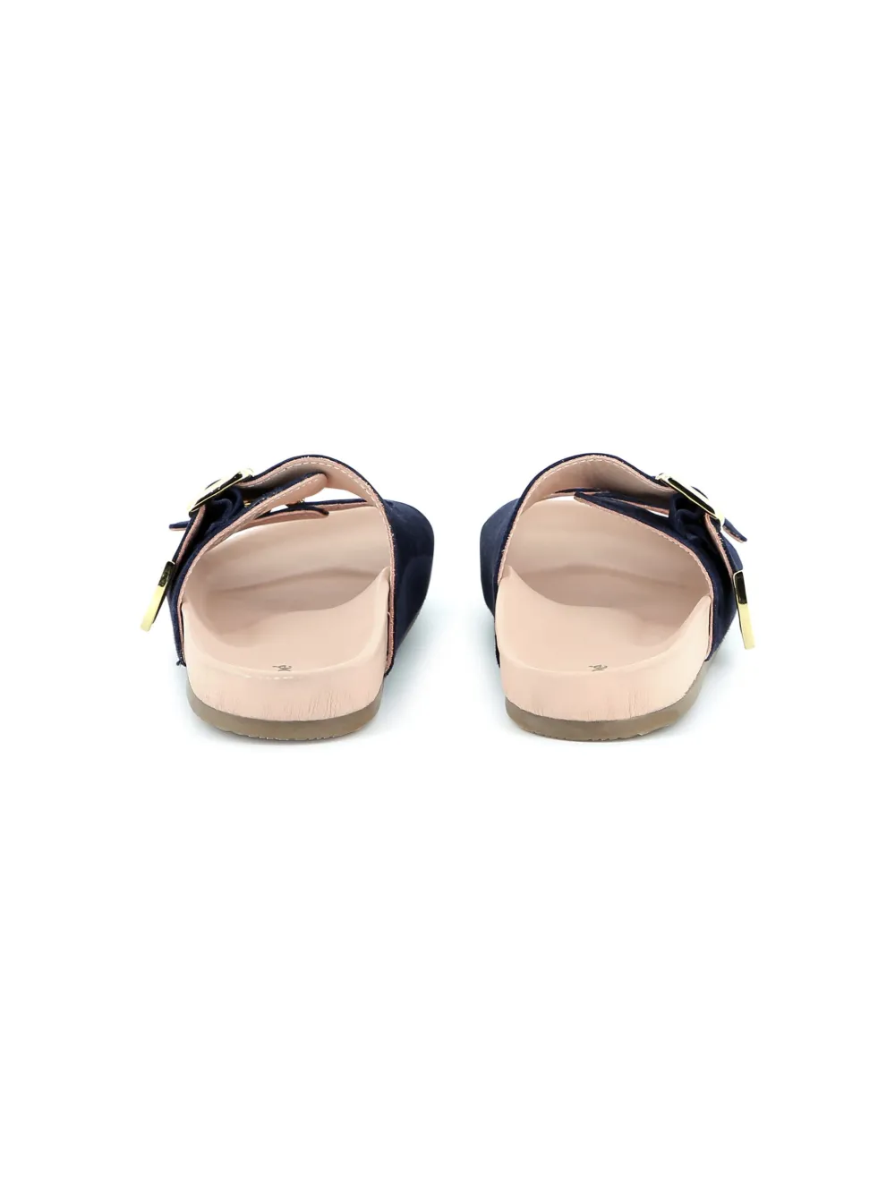 Chloé Kids suede slides Blue