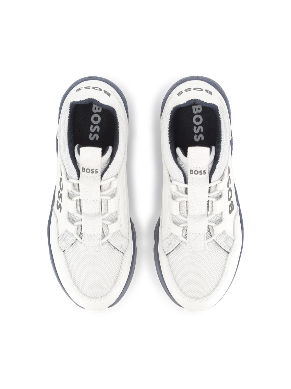 BOSS Kidswear logo-print sneakers White