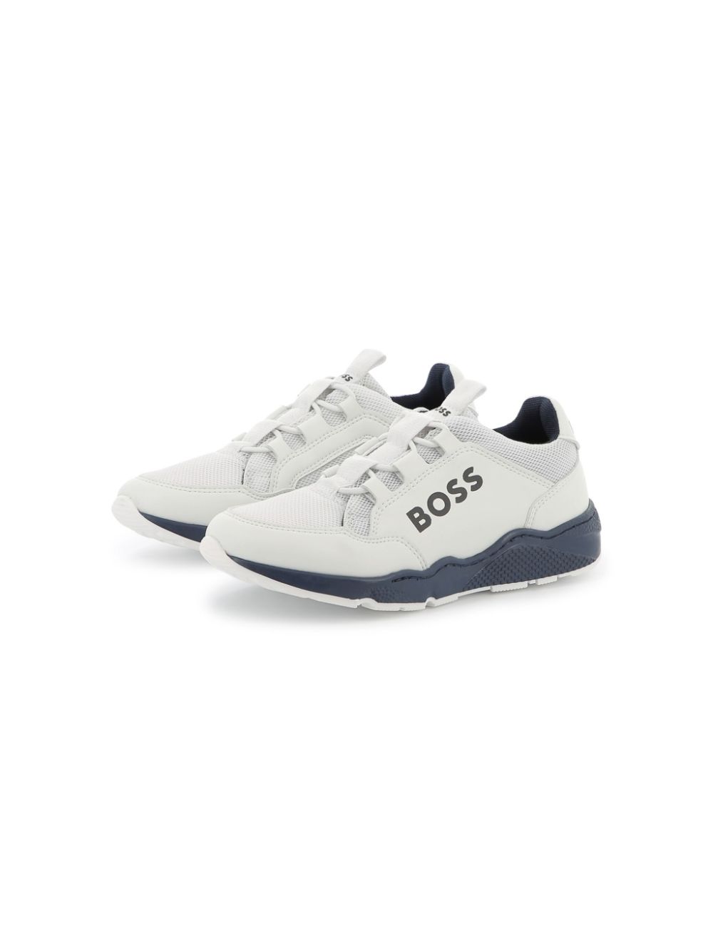 BOSS Kidswear logo-print sneakers White