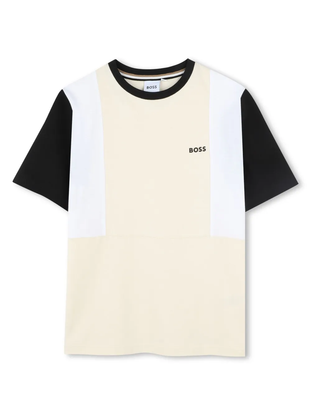 BOSS Kidswear playera con diseño color block | neutro | Image 1