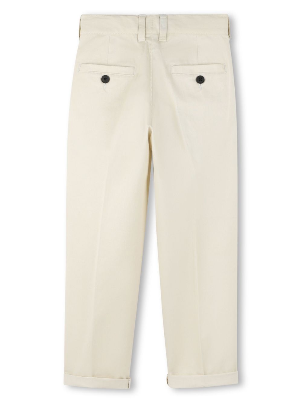 BOSS Kidswear pleat-detail trousers - Neutrals