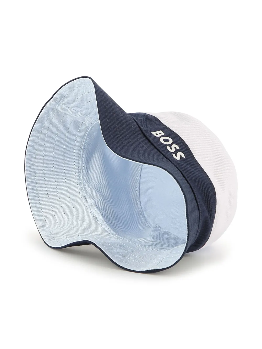 Image 2 of BOSS Kidswear Chapéu bucket com cordão de ajuste