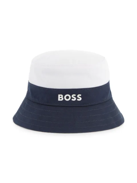 BOSS Kidswear Chapéu bucket com cordão de ajuste