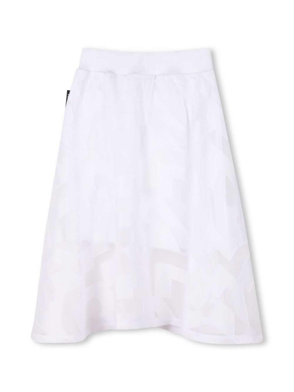 Dkny Kids Midi-rok met logoprint - Wit