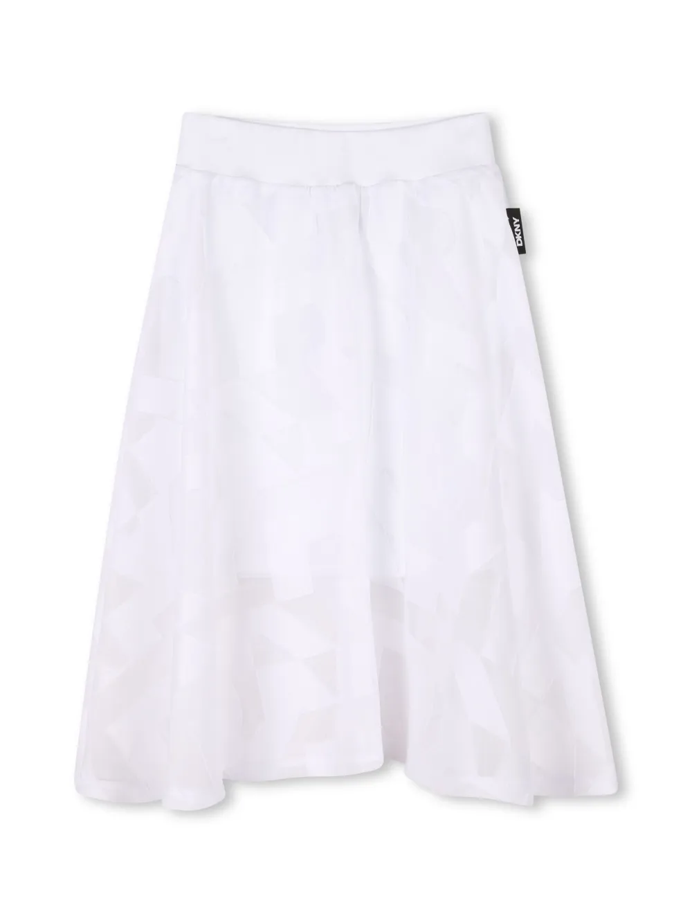 Dkny Kids Midi-rok met logoprint Wit